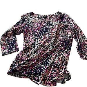 Colorful Abstract Women's Top